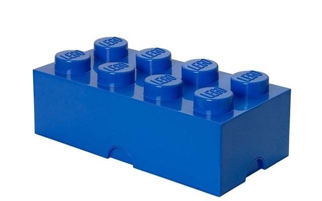 LEGO Storage Brick Blue – Jix Hobbies - Main Image