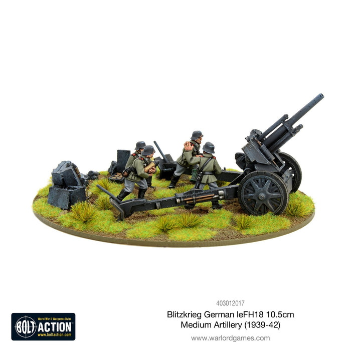 Warlord - Bolt Action  Blitzkrieg! German leFH 18 10.5cm Medium Artillery (1939-42)