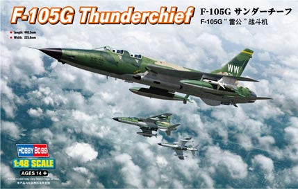 Hobby Boss - 1/48 F-105G "Thunderchief"