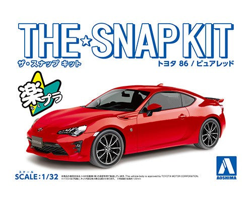 Aoshima - 1/32 Toyota 86 Pure Red (The Snap Kit)