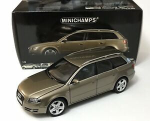 Minichamps - 1/18 Audi A4 Avant 2005 Beige Metallic