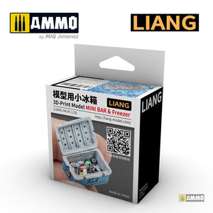 LIANG - 3D-Print Model Mini Bar & Freezer
