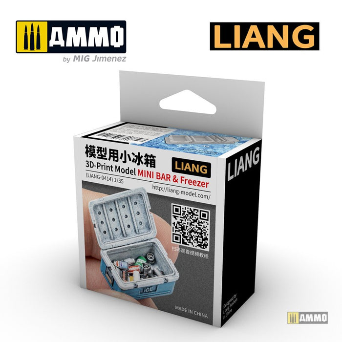 LIANG - 3D-Print Model Mini Bar & Freezer