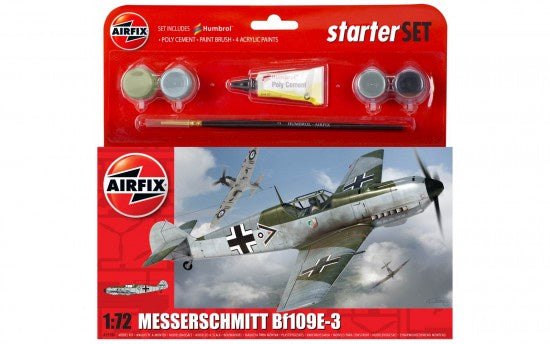 Airfix - 1/72 Messerschmitt Bf 190E-3 (Starter Set Incl.Paint)