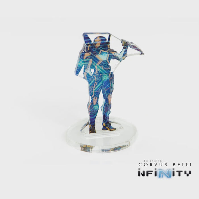 Warsenal - Infinity 3D Markers - Delta Unit (Cybermask, 25mm)