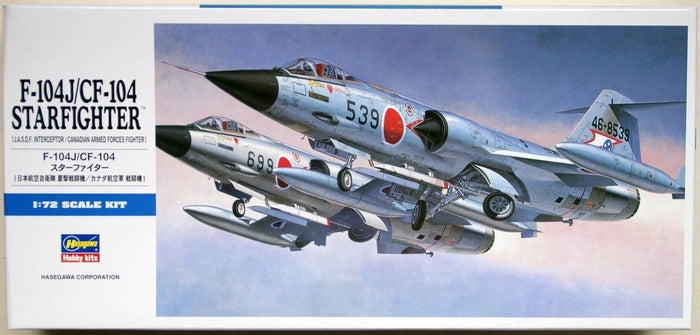 Hasegawa - 1/72 F-104J/CF-104 Starfighter (Jasdf/Canada)