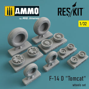 Reskit - 1/32 Grumman F-14 D "Tomcat" Wheels Set (RS32-0007)