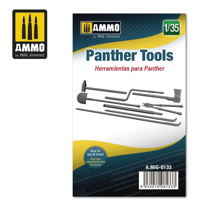 AMMO 8133 - 1/35 Panther Tools (Resin)