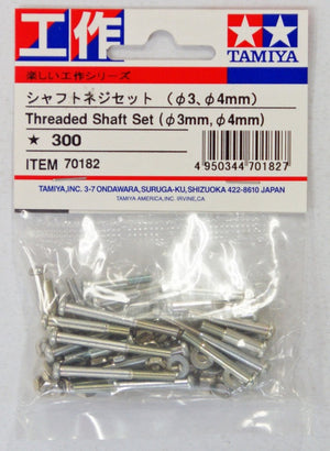 Tamiya - Threaded Shaft Set (f3mm,f4mm)