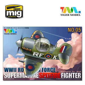 Tiger Model - Cute Supermarine Spitfire Fighter