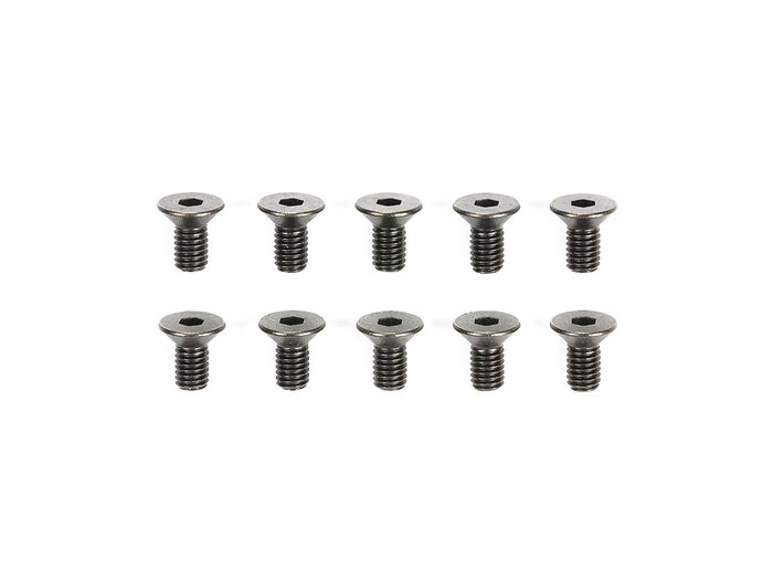 Tamiya - 3x6mm Steel Countersunk Hex Head Screws (10)