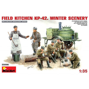 Miniart - 1/35 Field Kitchen Kp-42 - Winter
