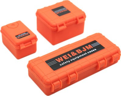 Details - 3 Pc Tool Case Set Orange