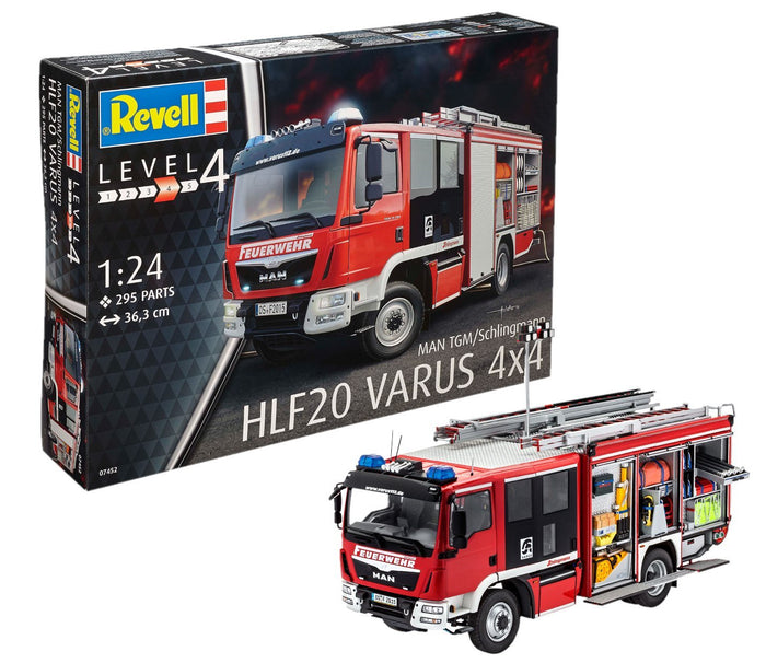 Revell - 1/24 Schlingman HLF 20 Varus 4x4 Fire Engine