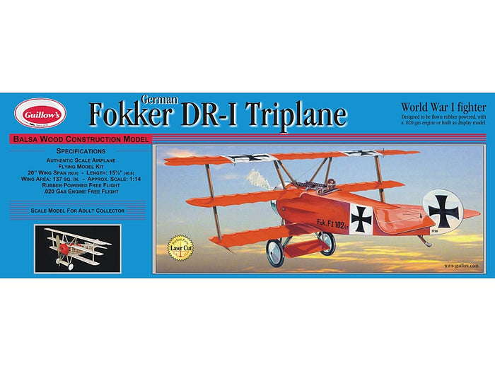 Guillows - Fokker DR-1 Triplane