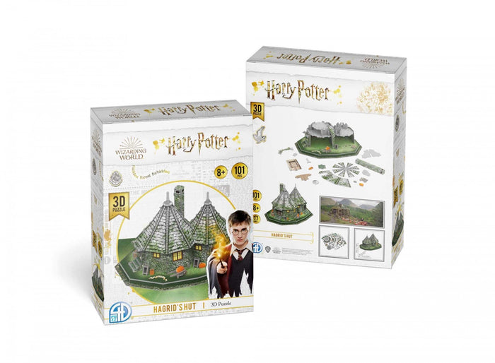 4D - Harry Potter Hagrids Hut (101pcs) (3D)