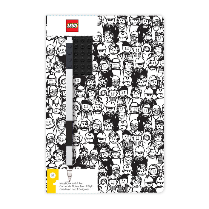 LEGO - Notebook - Minifig. Theme w/ Black Gel Pen