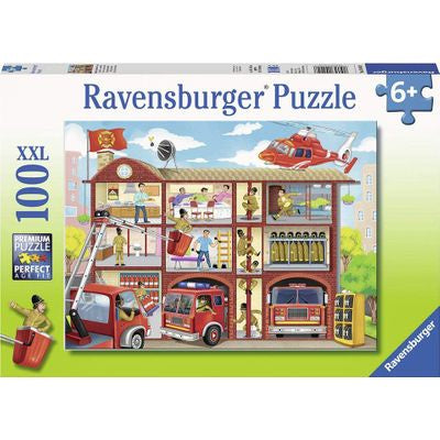 Ravensburger - Firehouse Frenzy (100pcs) XXL Puzzle