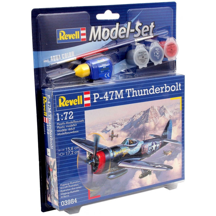 Revell - 1/72 P-47M Thunderbolt (Model Set Incl.Paint)