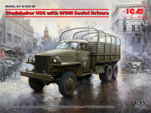ICM - 1/35 Studebaker US6 with WWII Soviet Drivers