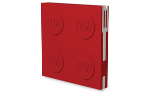 LEGO - 2.0 Locking Notebook with Gel Pen - Red
