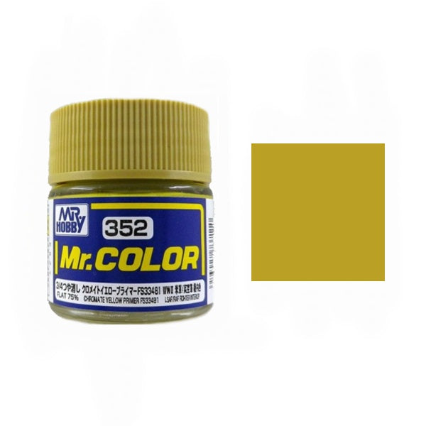 Mr.Color - C352 FS33481 Chromate Yellow (Flat 75%)
