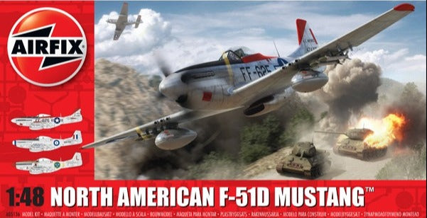 Airfix - 1/48 North American F-51D Mustang