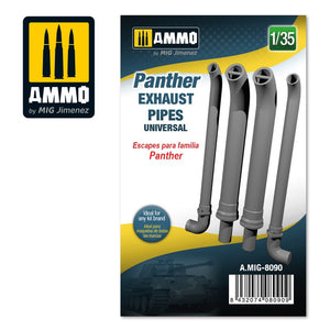 AMMO 8090 - 1/35 Panther Exhausts Pipes Universal (Resin)