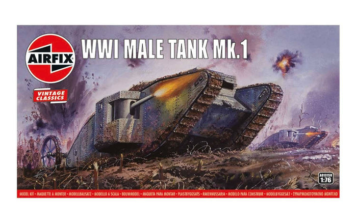 Airfix - 1/76 WWI "Male" Tank
