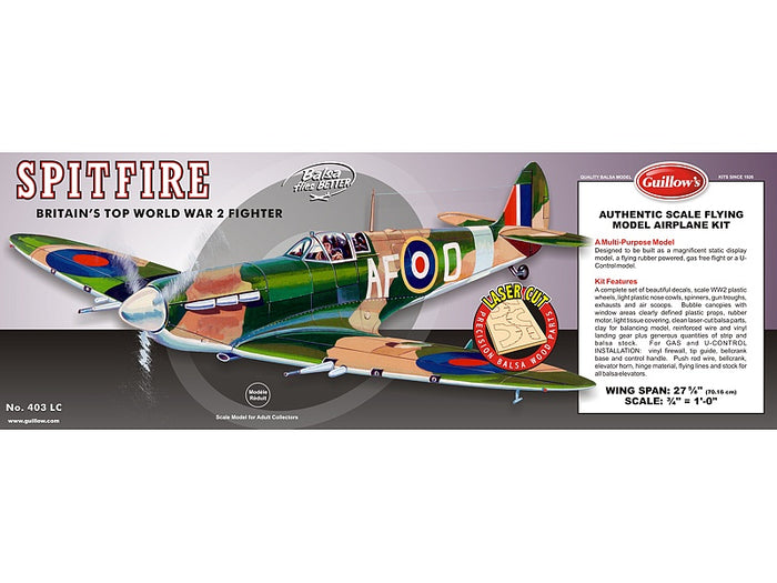 Guillows - Supermarine Spitfire (654mm)