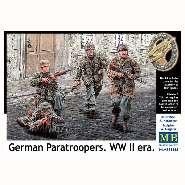 Master Box - 1/35 German Paratroopers WWII Era