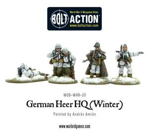 Warlord - Bolt Action  German Heer HQ (Winter)