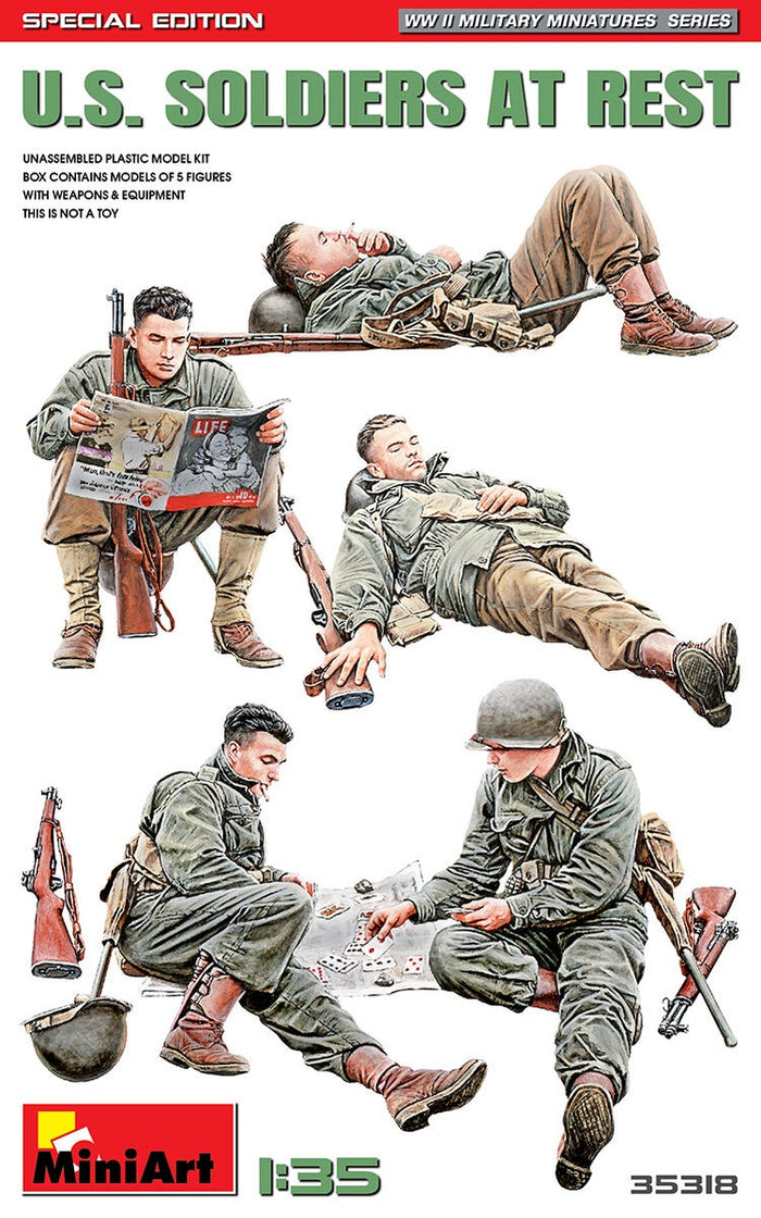 Miniart - 1/35 US Soldiers At Rest (Special Edition)