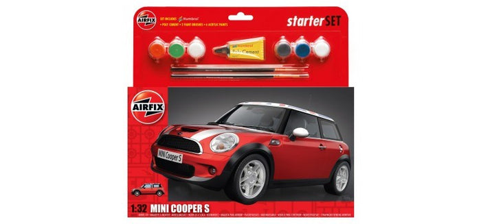 Airfix - 1/32 Mini Cooper S (Starter Set Incl.Paint)