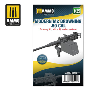 AMMO 8099 - 1/35 Moder M2 Browning .50 cal (Resin)