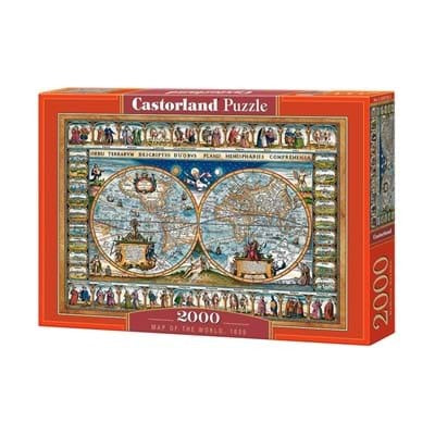 Castorland - Map of the world 1639 (2000pcs)