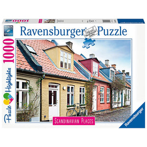 Ravensburger -  Houses Aarhus Denmark (1000pcs)(Scandinavian)