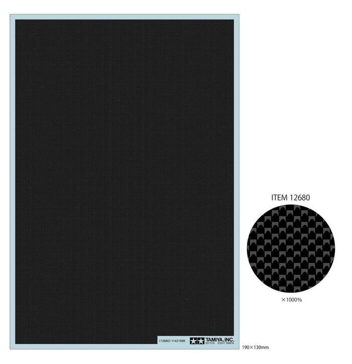 Tamiya - Carbon Decal Plain Weave - Extra Fine