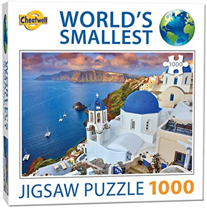 Cheatwell - World's Smallest 1000 Piece Puzzle - Santorini (1000pcs)