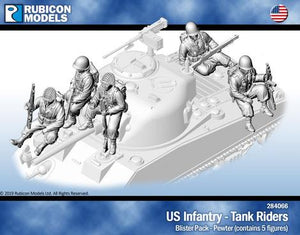 Rubicon Models - 1/56 US Infantry - Tank Riders