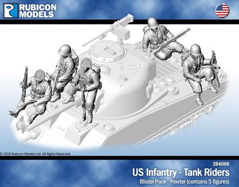 Rubicon Models - 1/56 US Infantry - Tank Riders