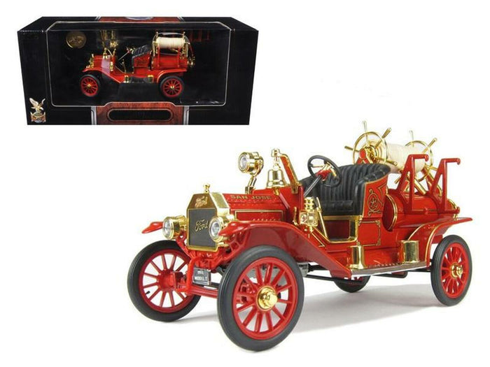 Lucky Diecast - 1/18 Ford Model T Fire Engine Red 1914