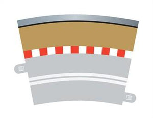 Scalextric - R3 Single Track Curved Border