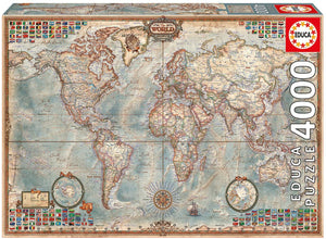 Educa - Historic World Map (4000pcs)