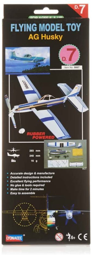 Sky Blue Flight - AG Husky (Rubber Powered) Kit