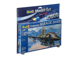 Revell - 1/72 Mirage 2000D (Model set Incl.Paint)