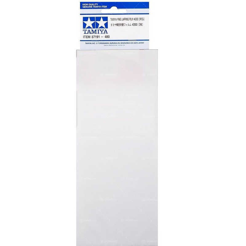 Tamiya Fine Lapping Film 3 Pieces # 87144 Tamiya Fine Lapping Film 3 Pieces # 87144