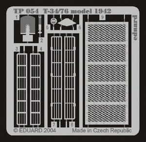 Eduard - 1/35 T-34/76 Model 1942 (Photo-etched) (for Tamiya) TP054