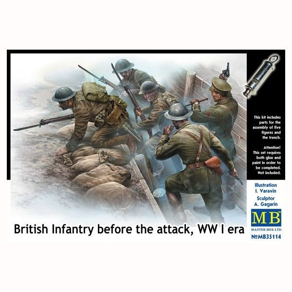 Master Box - 1/35 British Infantry Before the Attack WWI