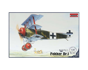 Roden - 1/32 Fokker Dr.I WWI German Fighter